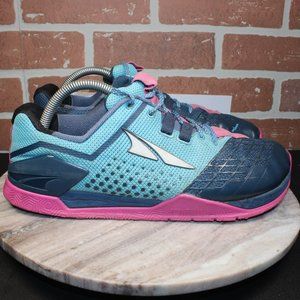 Altra Blue and Pink Athletic Shoes with Cushioned Soles
